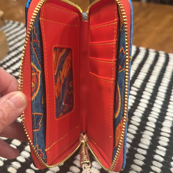 LOUNGEFLY Disney MARVEL Ms. Marvel Cosplay Zip Around Wallet - Picture 12 of 16